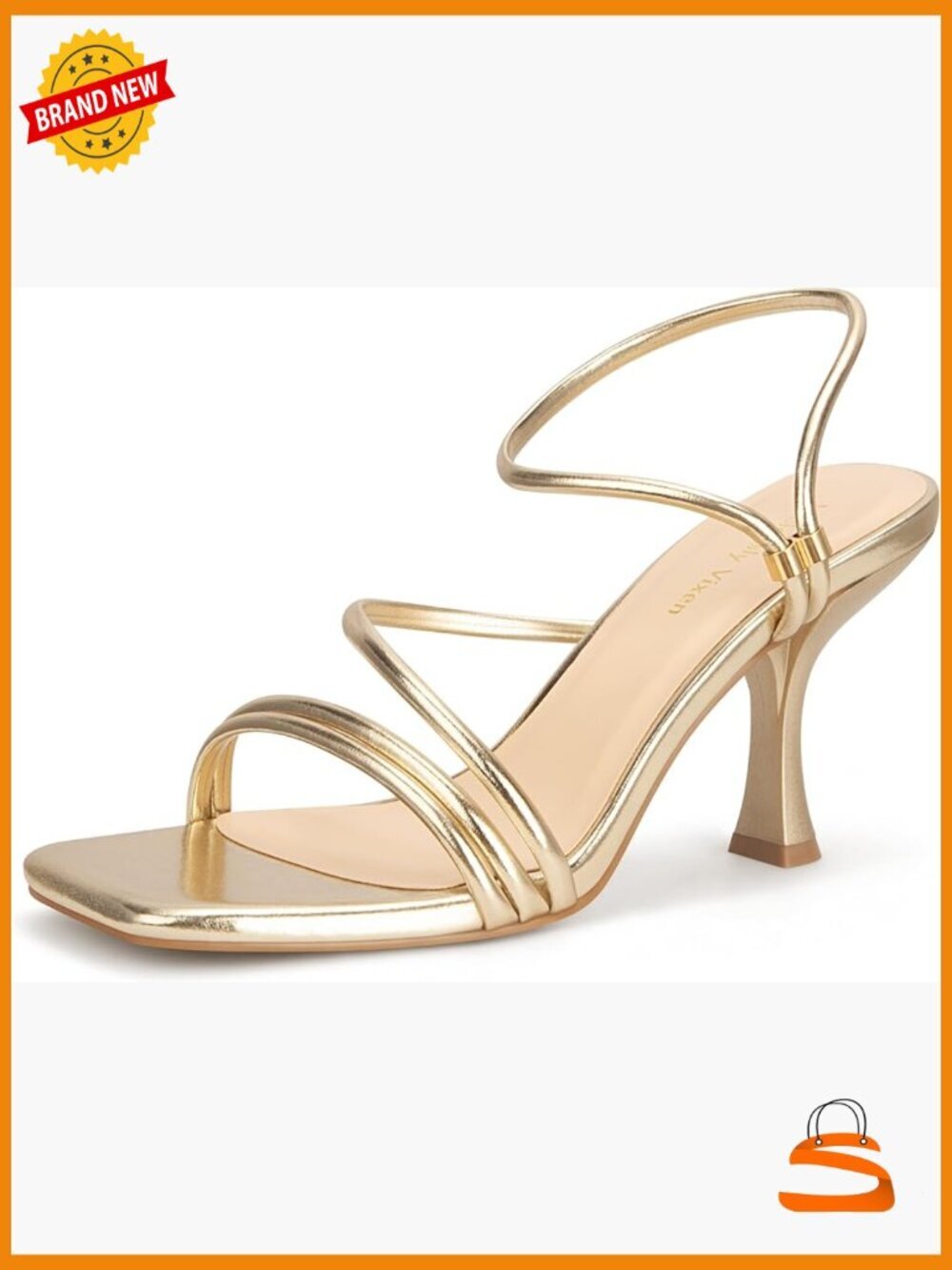 Strappy Kitten Heels Square Open Toe Sandals Party Wedding Ankle Strap